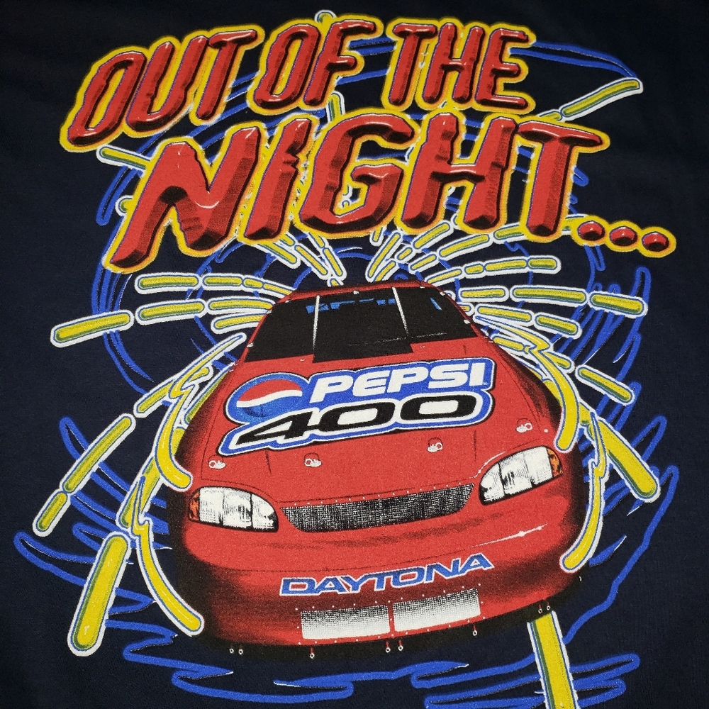 Nascar Pepsi Daytona 400 EUC 2001 VINTAGE tshirt